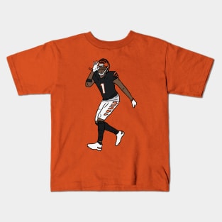 Ja'Marr Chase Celebration 3 Kids T-Shirt